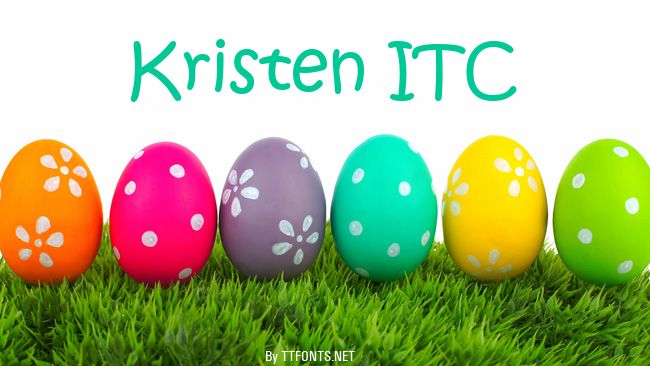 Kristen ITC example
